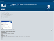 Tablet Screenshot of dobri-dom.hr